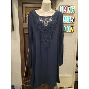 Altar'd State SZ S Boho Dress 👗 Navy blue $69.95‎